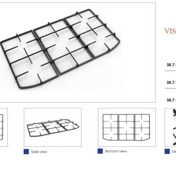شبکه چدنی اجاق گاز  کد1031