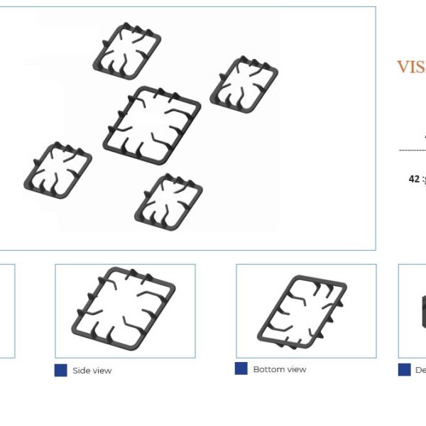 شبکه چدنی اجاق گاز  کد1267